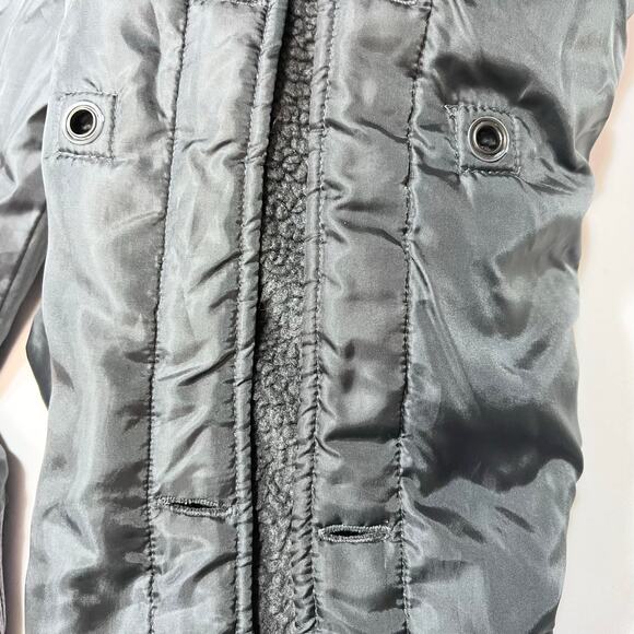 L.O.G.G x H&M Cargo Utility Jacket Type L-26 Men XL Black Open Front Eyelets - Picture 5 of 8